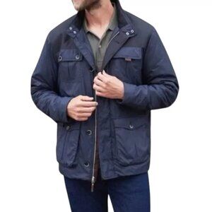 UNTUCKit Rodier Jacket Men’s XL Navy Blue 100% Nylon Cargo Utility Gorpcore New